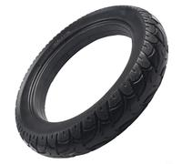Solid Tyre 12x2.4 Non-Pneumatic Replacement Wheel | Puncture-proof solid rubber, no flats, safe e-bike commute, construction, all-weather use