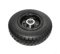 Solid Tyre 9 Inch 2.80/2.50-4, Elderly Mobility Scooter Front Rear Airless Puncture Proof Complete Wheel Assembly