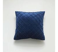 Solid Velvet Throw Pillow Cover Decorative Pillowcases Soft Cushion Cover For Sofa Living Room Nordic Design Home 30x50cm-Navy Blue-30x50cm 2pcs