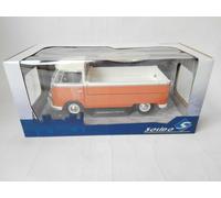VW Volkswagen T1 Pick-up - 1950 - orange / white - SOLIDO 1:18