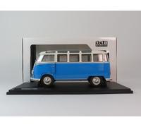 Solid Volkswagen T1 Samba Blue White 1962 1/18 S1813401