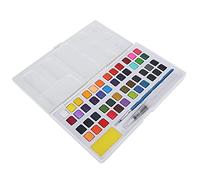 Solid Watercolor Paints - High Pigment Strength Long - Lasting Vibrant Colors Portable Set with Storage Box for Artists Beginners Kids Painting (type 2)
