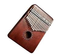 Solid Wood 17-key Thumb Piano Kalimba Finger Piano Instrument With Full Set Of Accessories Kalimba Thumb Piano (Color : 04)