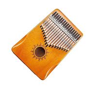 Solid Wood 17-key Thumb Piano Kalimba Finger Piano Instrument With Full Set Of Accessories Thumb Piano (Color : 01)