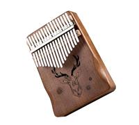 Solid Wood 17 Keys Kalimba Thumb Piano Musical Instrument Kalimba Handheld Piano With Bag And Accessories Thumb Piano (Color : 02)