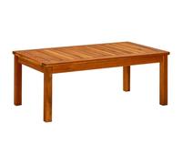 Solid Wood Acacia Garden Coffee Table Porch End Side Table Multi Sizes 2025