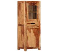 Solid Wood Acacia Highboard Storage Cabinet Side Wall Unit vidaXL