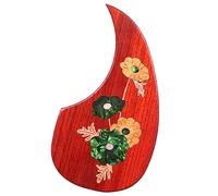 Solid Wood Acoustic Guitar Pickguard Acoustic Guitar Carved Inlay Pickguard Acoustic Guitar Pickguards (Color : 04)