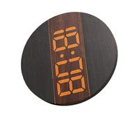 Solid Wood Analog Wall Clock Large Easy To Read Face For Kitchen Or Living Space For Contemporary Homes Quiet Movement Quartzs Wall Clock