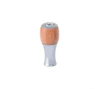 Solid Wood And Aluminum Fishing Reel Handle Knob Engineered For Secure Palm Fit And Efficient Power Transfer While Reeling(L)