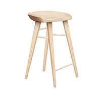 Solid Wood Bar Stool - 30" Backless Counter Height Stool Oak Dining Chair for Kitchen Farmhouse Sle Bistros 21.6" Tall Rustic Barstools & Ele Design