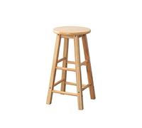 Solid Wood Bar Stools with Footrest for Comfortable Seating at Home Bars and Kitchens