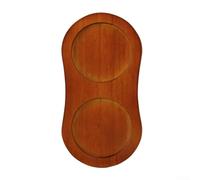 Solid Wood Base for Manual Pepper Grinder and Salt Grinder with Dual Hole Configuration for Practical Storage (8 type retro base)