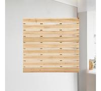 Solid Wood Bath Mat, Non-Slip Teak Shower Floor with Drain Holes, for Indoor Outdoor Spa Use