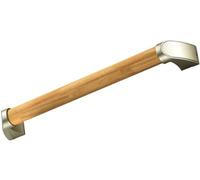 Solid Wood Bathroom Grab bar Holder, 17”Bathtub Safety Grab bar, Bathroom Accessibility Handle, Non-Slip Pull Handle for The Elderly, Non-Slip Wooden Shower Handle, Toilet Grab bar