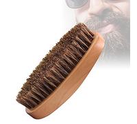 Solid Wood Beard Brush Beard Brush Boar Bristle Brush Premium Wave Brush Wild Boar Bristles Brush for Firm Bristles To Tame and Soften Your Facial Hair