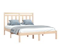 Solid Wood Bed Frame Bedroom Bedstead Bed Base Multi Colours/Sizes vidaXL [EEK: N/A]