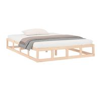 Solid Wood Bed Frame Home Bedroom Bed Base Multi Colours Multi Sizes vidaXL