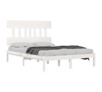 Solid Wood Bed Frame Home Indoor Bedroom Bedstead Multi Colours/Sizes vidaXL [EEK: nil]