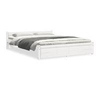 Solid Wood Bed Frame Home Wooden Bedstead Bed Base Multi Colours/Sizes vidaXL