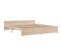 Solid Wood Bed Frame Home Wooden Bedstead Bed Base Multi Colours/Sizes vidaXL [EEK: ??]