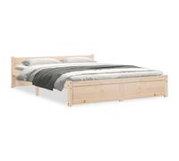 Solid Wood Bed Frame Home Wooden Bedstead Bed Base Multi Colours/Sizes vidaXL [EEK: ??]
