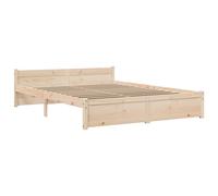 Solid Wood Bed Frame Home Wooden Bedstead Bed Base Multi Colours/Sizes vidaXL [EEK: ??]