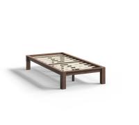 Solid Wood Bed Frame with Japanese Joinery Walnut solid wood