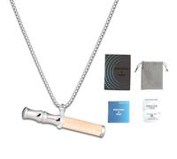 Solid Wood Breathing Chain Stress Relief Adults, Aid for Mindfulness Exercises, Natural Fruit Essential Oil Breathing Trainer, Mindfulness Chain for Women Men Meditation, Stress Relief