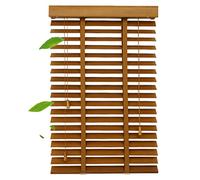 Solid Wood Brown Venetian Blinds Horizontal Blackout Window Shades Privacy Roller Blinds 60 140cm WxH 120x175cm Durable Stylish & Adjustable