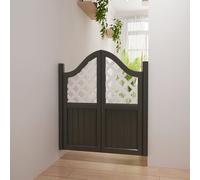 Solid Wood Cafe Doors - Auto Close Saloon Style Barn Door for Interior Decoration, Perfect for Bars & Porches, Dimensions W120xH90cm (47.2x35.4in)