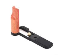 Solid Wood Camera Grip RX100M7 Shock Absorbing Base(Rosewood) | Solid wood construction, aluminum alloy base, shock absorbing rubber pads, scratch resistant, 104x38x66mm