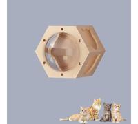Solid Wood Cat Climbing Frame, Wall-mounted Cat Wall Furniture, Cat Shelf, Various Cat Wall Element Accessories, Free Choice DIY(Size:S3)