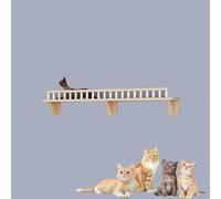 Solid Wood Cat Climbing Frame, Wall-mounted Cat Wall Furniture, Cat Shelf, Various Cat Wall Element Accessories, Free Choice DIY(Size:S9)