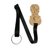 Solid Wood Cello Endpin Non-slip Stop Holder Rest Anchors Protector Pad Antiskid Device with Straps 3 Holes Holder End Pin Anchors Rest