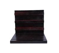 Solid Wood Challenge Coin Display Stand - Multi-Row Medal Holder Vintage Wooden Rack for Desk nization Trophy Shelf Case Premium Wood Rack for Collectible Coins and Medals