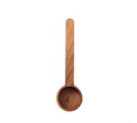 Solid Wood Coffee Measuring Spoon Made From Natural Walnut Or Beech For Tea Milk Flour Spices And Salt With Smooth Ergonomic Handle For Daily Kitchen Use In Home Cafe For Barista Setting Design(C)