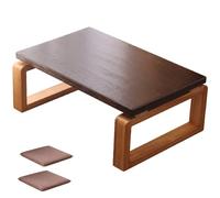Solid Wood Coffee Table, Charcoal-Fired Low Table for Living Room Bedroom Tea Ceremony