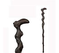 Solid Wood Crutch Mahogany Elderly Crutch Root Carved Wooden Cane Suitable for The Elderly and Disabled Wooden Canes for Men and Women powerfully