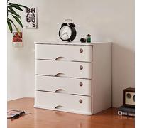 Solid Wood Desk nizer with Lock Mobile File Cabinet with 4 Shelves for Office Storage and Document nization Elegant Wooden Desk Storage Solution