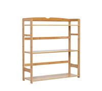 Solid Wood Desktop Bookshelf - Computer Desk Shelf, Student Dormitory Simple Bookshelf, Multifunctional Home Storage Rack, Office Desktop Bookshelf, Home Decoration (Size : 50 * 23.5 * 75CM