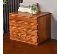 Solid Wood Desktop Sto Box Lar Brown File nizer ckable Desk Der with Hidden Handle Cabinet for Office Home and Study Use