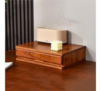 Solid Wood Desktop Sto Box X-Small Brown File nizer with Hidden Handle Cactus Cabinet for Home Office & Study Sto Soluts