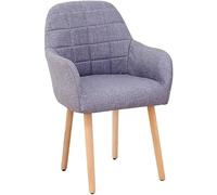 Solid Wood Dining Chairs for Kitchen & Bedroom Comfortable Leisure Seating for Balcony & Clubhouse Stylish Grey Fur for Home & Hotel Use