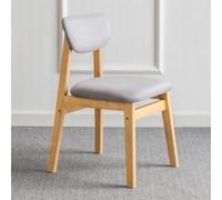 Solid Wood Dining Chairs, Minimalist Backrest Stools for Living Room, Dining, Study and Waiting Areas, Comfortable Household Seating, Perfect for Reading and Relaxation