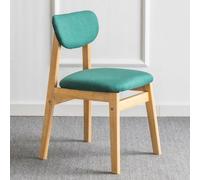 Solid Wood Dining Chairs, Minimalist Backrest Stools for Living Room, Dining, Study and Waiting Areas, Comfortable Household Seating, Perfect for Reading and Relaxation