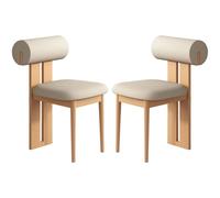 Solid Wood Dining Chairs Set of 2/4/6 - Sturdy Kitchen & Dining Room Seating with Strong Load-Bearing Design for Restaurants, Living Rooms, and Home Studies