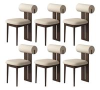 Solid Wood Dining Chairs Set of 2/4/6 - Sturdy Kitchen & Dining Room Seating with Strong Load-Bearing Design for Restaurants, Living Rooms, and Home Studies