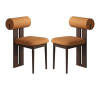 Solid Wood Dining Chairs Set of 2, 4, or 6 - Sturdy Kitchen Chairs with Strong Load-Bearing Capacity for Restaurants, Living Rooms, and Study Areas - Versatile Furniture I 2PASS