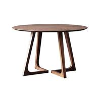 Solid Wood Dining Table, V-Shaped Leg Coffee Table for Living Room and Bedroom, Natural Simplicity Style